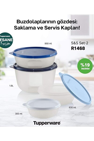 Tupperware Mucize Şeker Set.