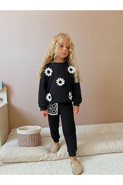 YİGİT BUTİK Set pentru fete Yigit Boutique cu Motiv Daisy