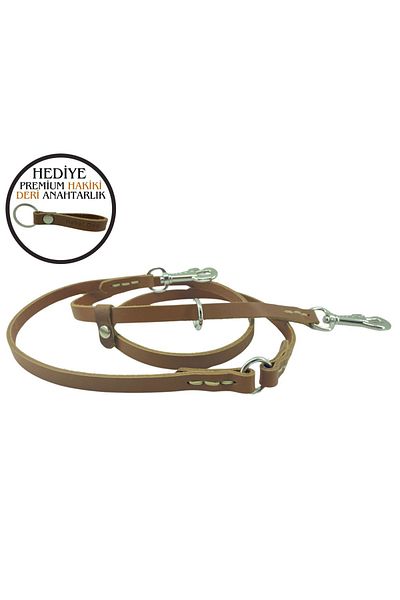 Rebel Dog Premium Genuine Leather - Dog Walking Strap, 1.4Cm//170Cm, Multifunctional