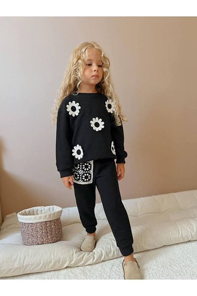 YİGİT BUTİK Set pentru fete Yigit Boutique cu Motiv Daisy