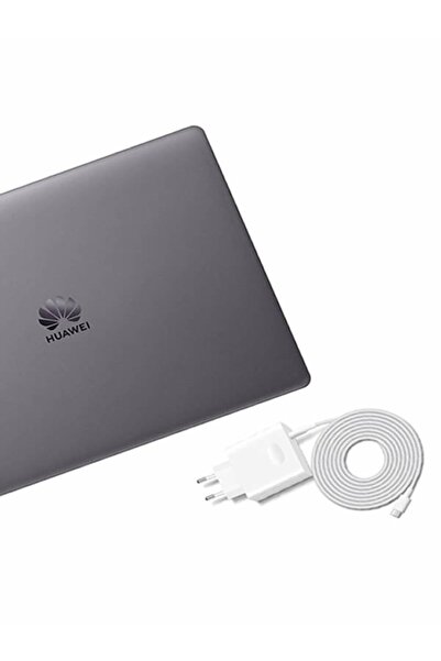 Huawei Matebook Ve Cep Telefonu Uyumlu Şarj Cihazı ( Usb - C Kablo 65w Adaptör ) Cp81 Kutusuz Set