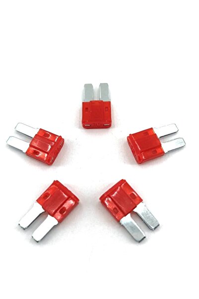 Genel Markalar Mikro Bıçak Sigorta 10 Amper 5 Adet 2 Ayaklı 10A Micro Sigorta