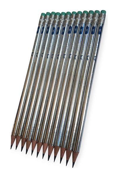 Polin 12 Pieces F.C. Holographic Pencil with Eraser 2B