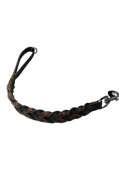 Rebel Dog Genuine Hand Knitted Leather Close-Distance Dog Walker, Dog Collar 55X1.8