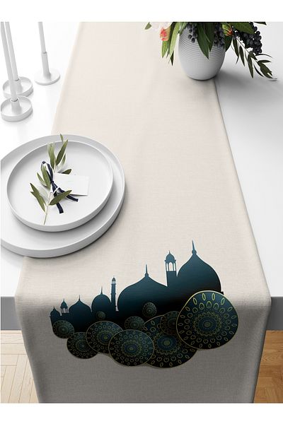 Bertille Home Σειρά Ramadan 140x40 cm Digital Printed Runner (από τη Ραμαζάνι)