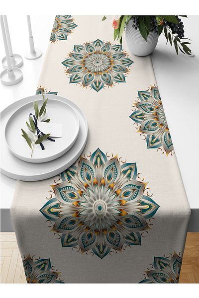 Bertille Home Ramadan Series 140x40 Cm Digital Printed Runner (Ramadan)