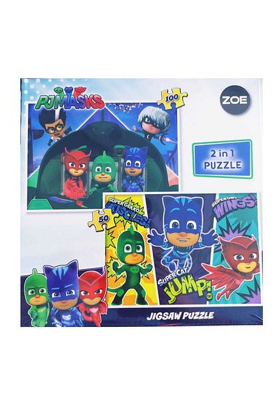 Zoe Pjmasks 2 in 1 Puzzle - 50 and 100 Pieces Children's Puzzle, 2 Puzzle in 1
