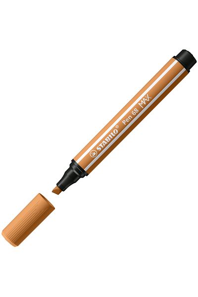 Stabilo 68 Max Soil Brown Felt Tip Pen - 768/89-5-Pkt