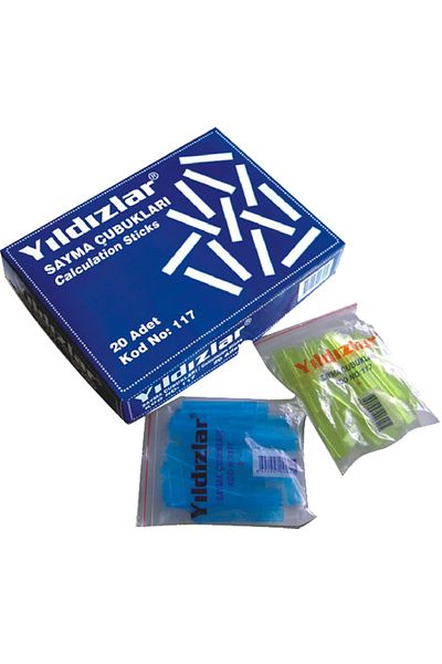 YILDIZLAR HOME Stars Counting Sticks 117--20 Pieces