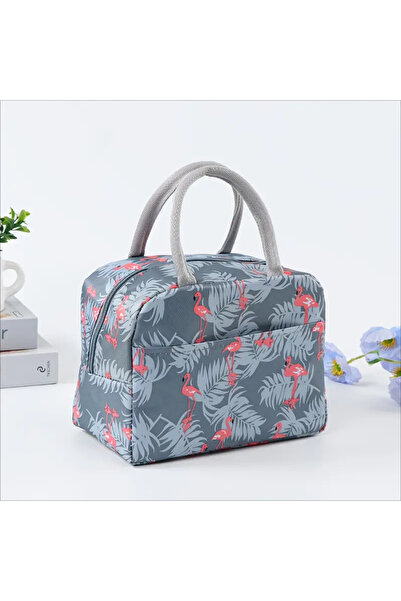 bundle island Cutie de prânz cu figurină de flamingo - izolată, menține căldu...