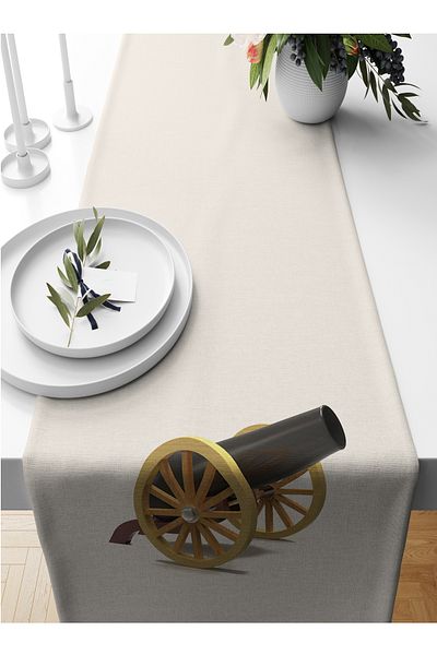 Bertille Home Ramadan Series 140x40 Cm Digital Printed Runner (Ramadan)