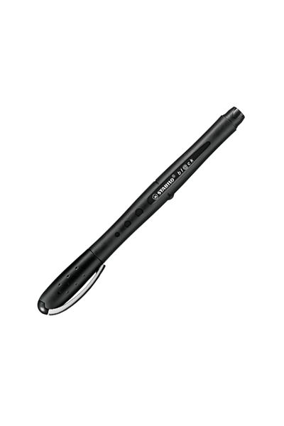 Stabilo Black Medium Rollerball Pen - Ball Nib 1018/46, Pack of 10