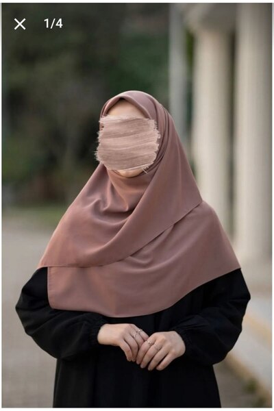 Nilbutik وشاح حريري كبير الحجم من Medina