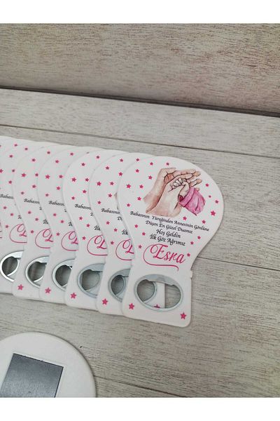 onuratasarlat 30 Pieces Newborn Balloon Magnet - Birthday, Circumcision, Engagement, Promise Model