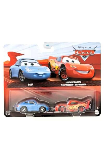 CARS İkili Karakter Araçlar SALLY - LIGHTNING MCQUEEN DXV99-HTX07