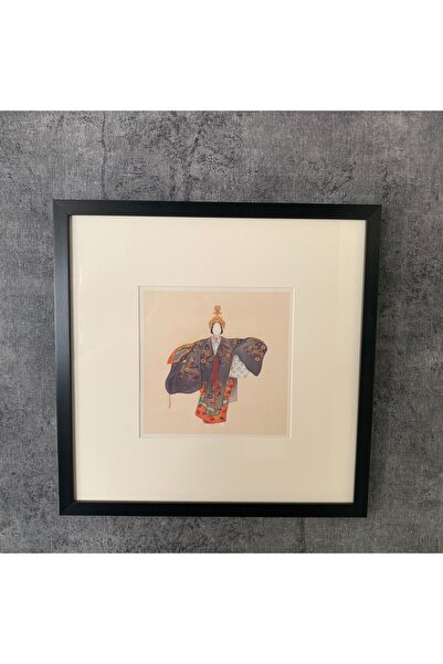 Mondschein Japon Kadın Dekoratif Duvar Tablo ( 43,0 x 43,0 x 1,8 Cm )