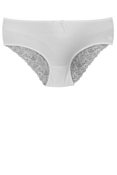 Miss Blue Moon Yüksek Bel Arka Baklava Kesim Dantelli Bato 5'li Külot 5660-2