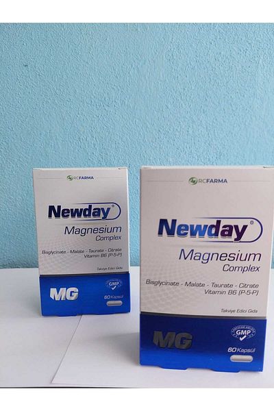 Rcfarma Newday Magnesium Complex - 60 Capsules