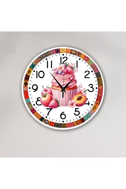 Bilge Lazer Yuvarlak bilge Tasarım   kitchen  ( mutfak )   Duvar Saati 35  x ...