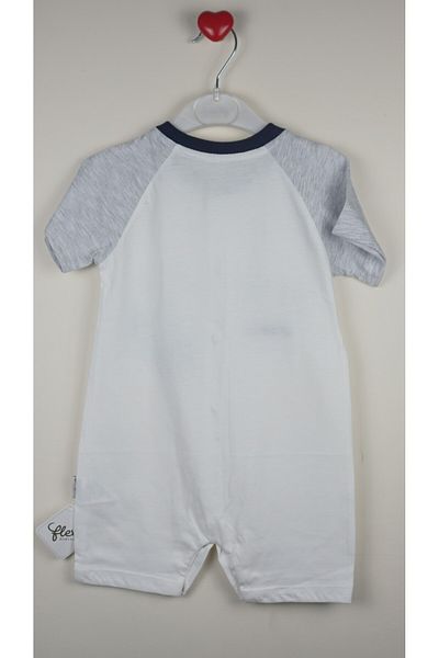 LİLOŞ Summer Sailor for Baby Boy - Jumpsuit with Snap Fasteners