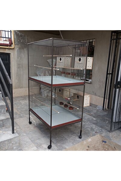 Dogus Kuş Evi Büyük Boy Salma Kafes 2 katlı