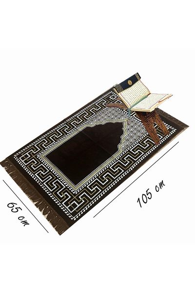 Balat Halı Velvet Prayer Rug Soft Quality Lightweight Foldable