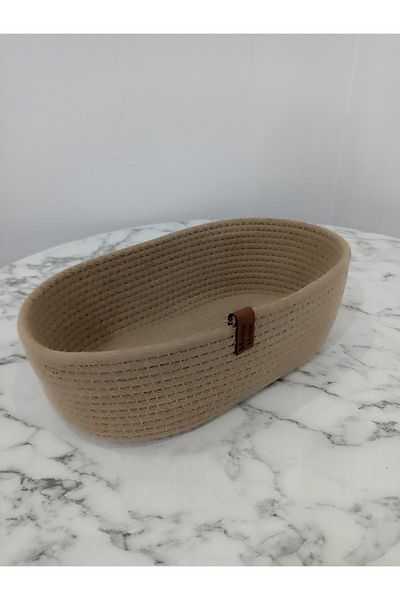 MADAM Handmade Knitted Bread Basket, Bread Bowl Tableware Accessory