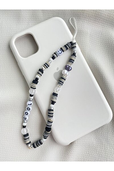 LOVELYCOLLECTİON Fimo Telefon Charmı Emoji Renkli Fimo Charm Telefon Askısı T...