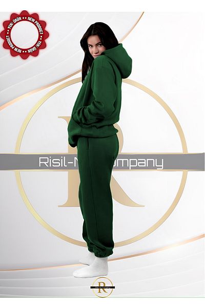 Risil-Nu Company Σετ φόρμας Unisex από χοντρό βαμβάκι - 3 κλωστές Relaxed Cut
