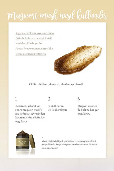 I'm From Mugwort Mask (KORENDY) Yatıştırıcı Hassas Cilt Maskesi 110 gr