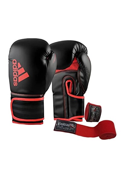 adidas Adih80 (Hybrid80) Boks Eldiveni Ve Dragondo Boks Bandajı 2'li Set