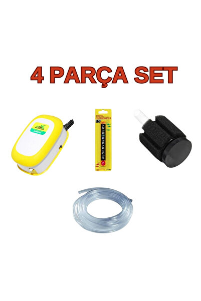 Venusaqua 4 PARÇA AKVARYUM SETİ MOTOR-PİPO-HORTUM-DERECE