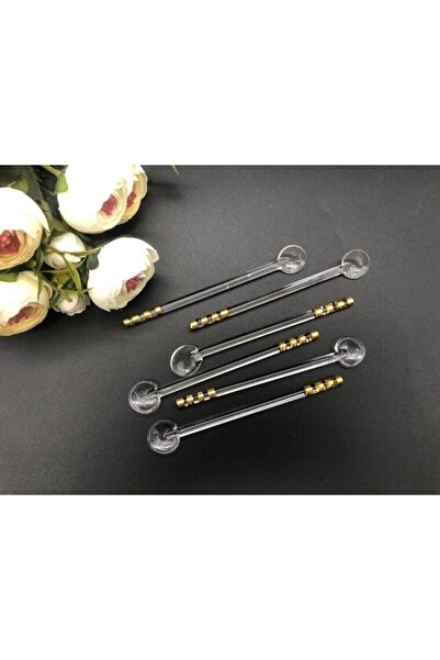 Evrimax Gold Cam Çay Kaşığı 6 Adet