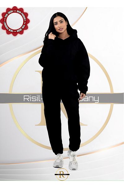 Risil-Nu Company Σετ φόρμας Unisex από χοντρό βαμβάκι - 3 κλωστές Relaxed Cut