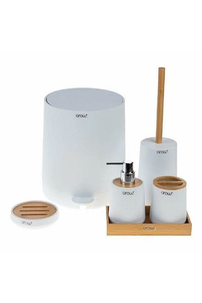 AROW Alessia 6 Piece Acrylic Bathroom Set