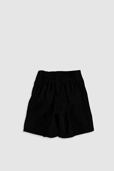 LC Waikiki Fustă de bază cu pantaloni scurți negri pentru fete, cu talie elastică, din stilul tău fashion