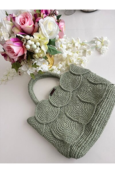 irongarden Bac Kağıt Ip El Örgüsü El Çantası