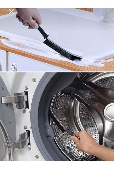 Home (2 Pieces) Multi-Purpose Fine Cleaning Brush between Joints - Bathroom Kitchen Sink Detailed