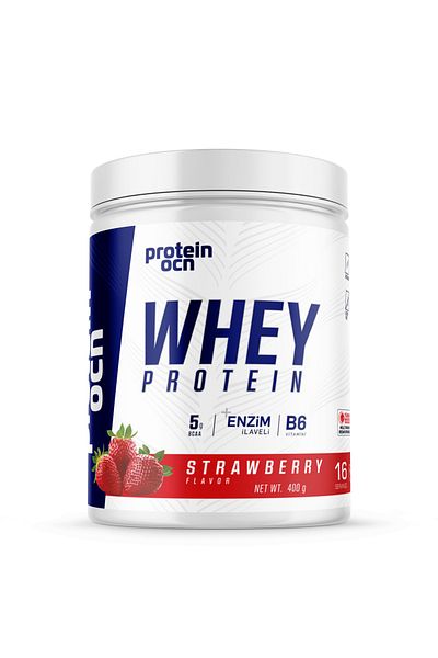 Proteinocean Strawberry Whey Protein - 400g - 16 Servings
