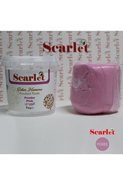scarlet Şeker Hamuru Pembe 1kg
