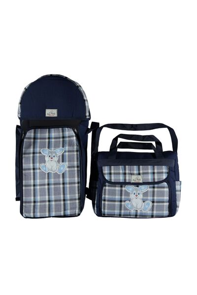 ŞAMATA PARTİ EVİ 2'li Bebek Taşıma Seti Tavşan Temalı Portbebe Anne Bakım Çan...