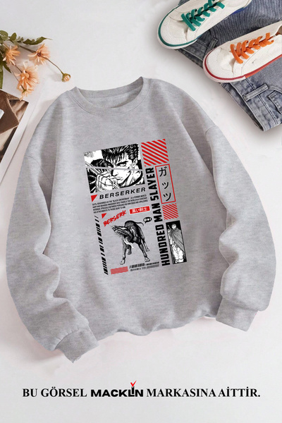 macklin Berserk Anime Sa deznom Unisex ženska/muška majica - okrugla kragna