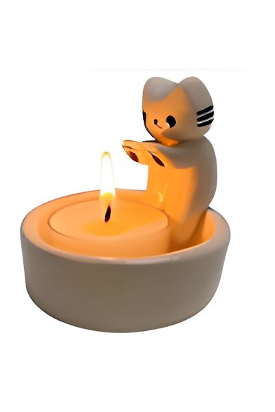 Funn Atelier Üşüyen Kedi Mum