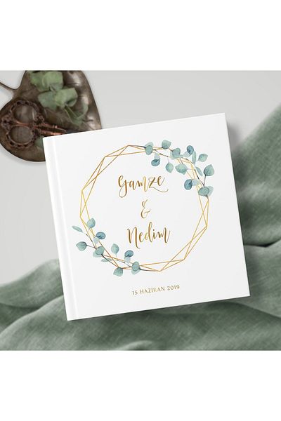 Norm Design Nunta - Invitat de logodna - Carte de amintiri pentru vizitatori Design înrămat