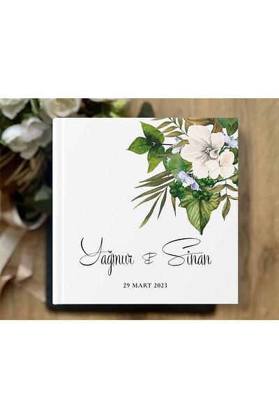 Norm Design الزفاف - كتاب ذكريات الضيوف والزوار للخطوبة