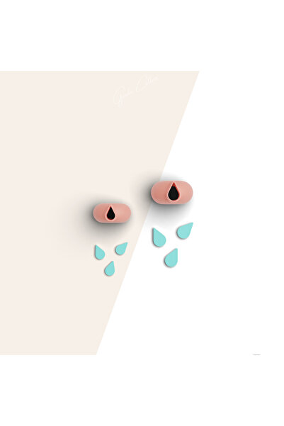 brocutters قطرة ماء رفيعة - تنورة من طين البوليمر الصغير، أقراط وقالب كوكيز، ...