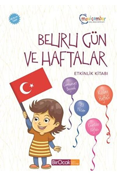 Genç Timaş Certain Days and Weeks Event Book - Blue Circle (48 Months and over)