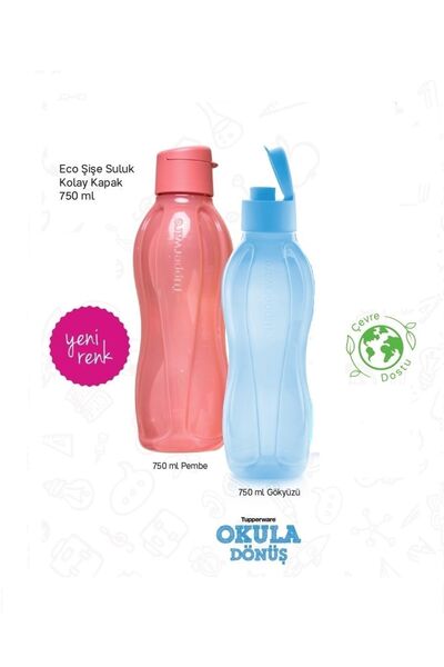 Tupperware Eko Şişe Suluk 750 ml 2 li
