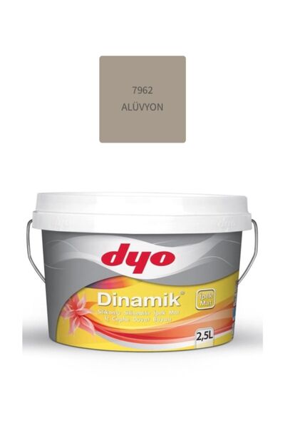 Dyo Dinamik Silikonlu Silinebilir Ipek Mat Iç Cephe Duvar Boyası 7962 Alüvyon...