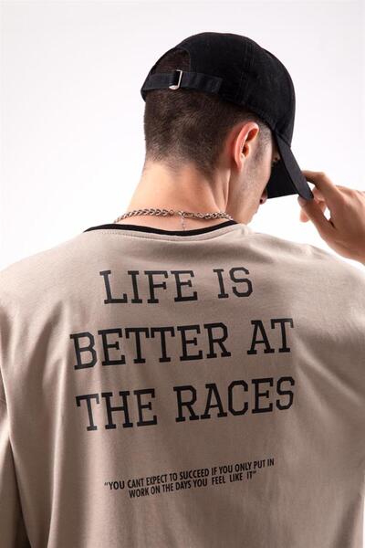 Flaw Wear Μπλουζάκι με στάμπα σε πέτρινο χρώμα